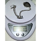 Tiffany & Co Sterling Silver Heart Pendant & 16” Necklace Chain 10g Classic