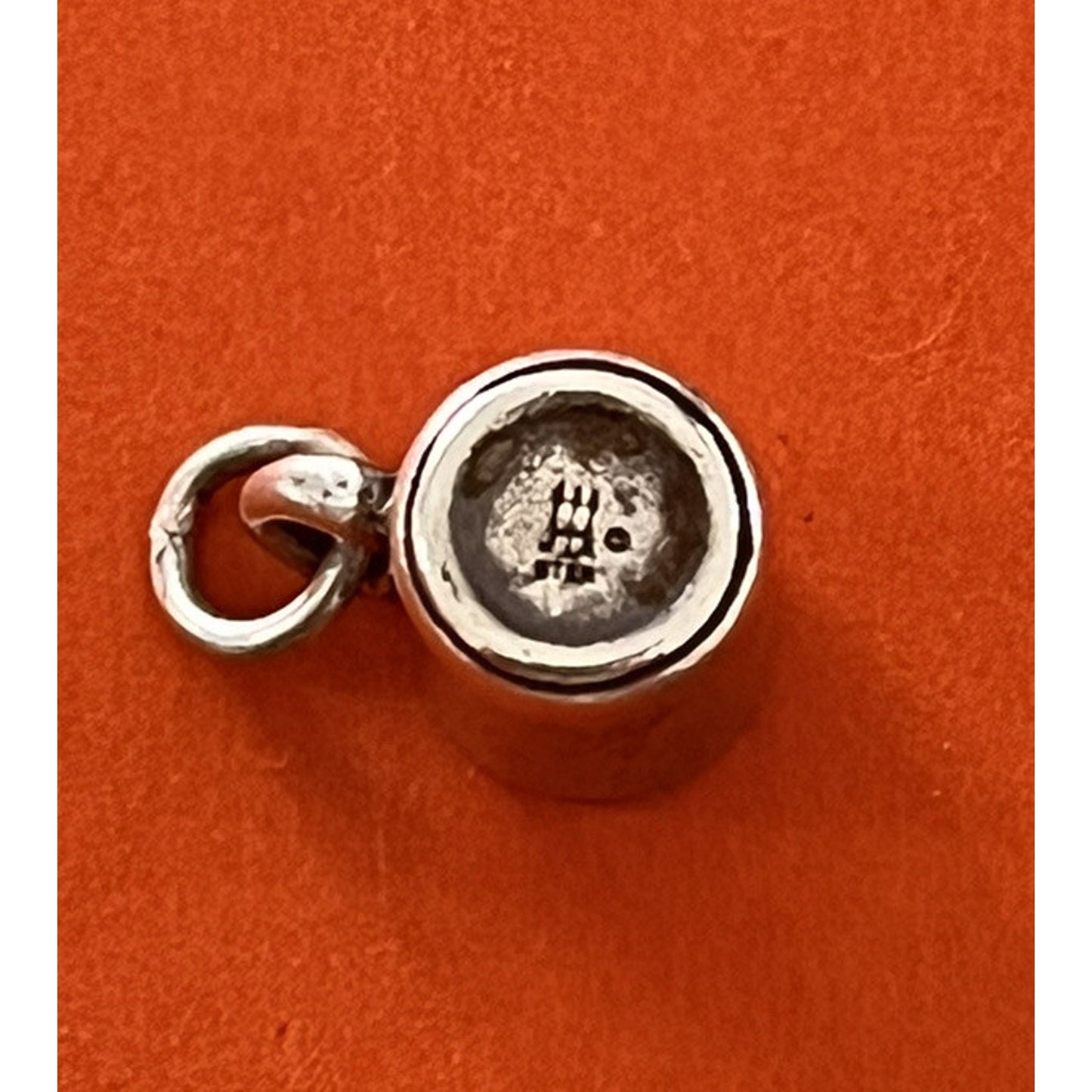 Pre-Owned James Avery Retired HTF Sterling Silver Mug Charm ☕️