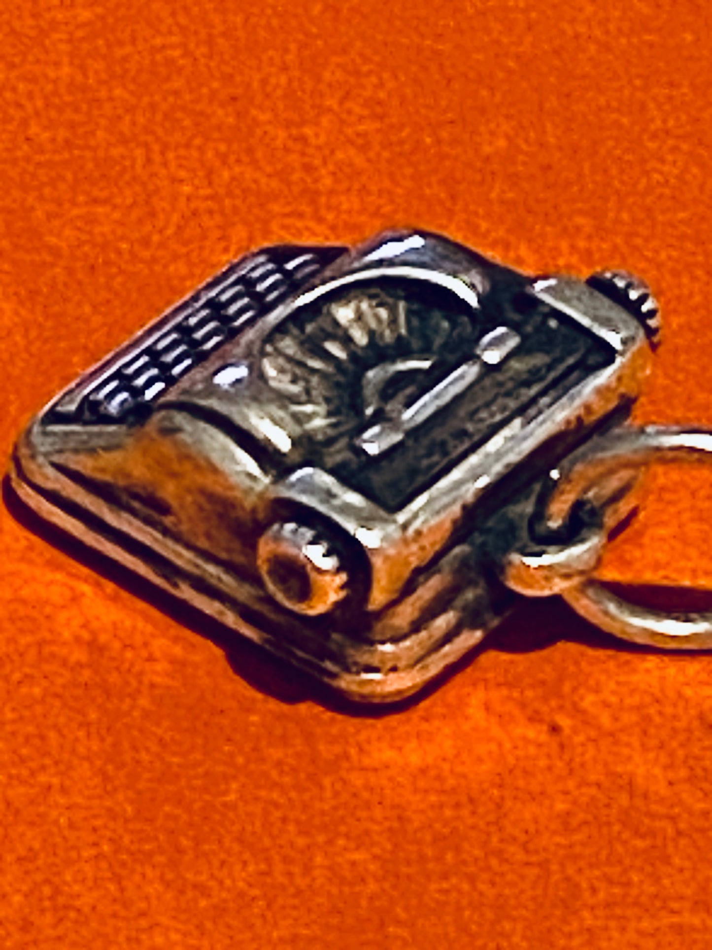 Preowned James Avery Retired Silver Typewriter Charm