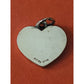 James Avery Retired Silver 2001 Heart Year In A Charm Pre-Owned