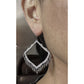 Retired Kendra Scott Geometric Silver Tone Dangle Lacy Fringe Earrings