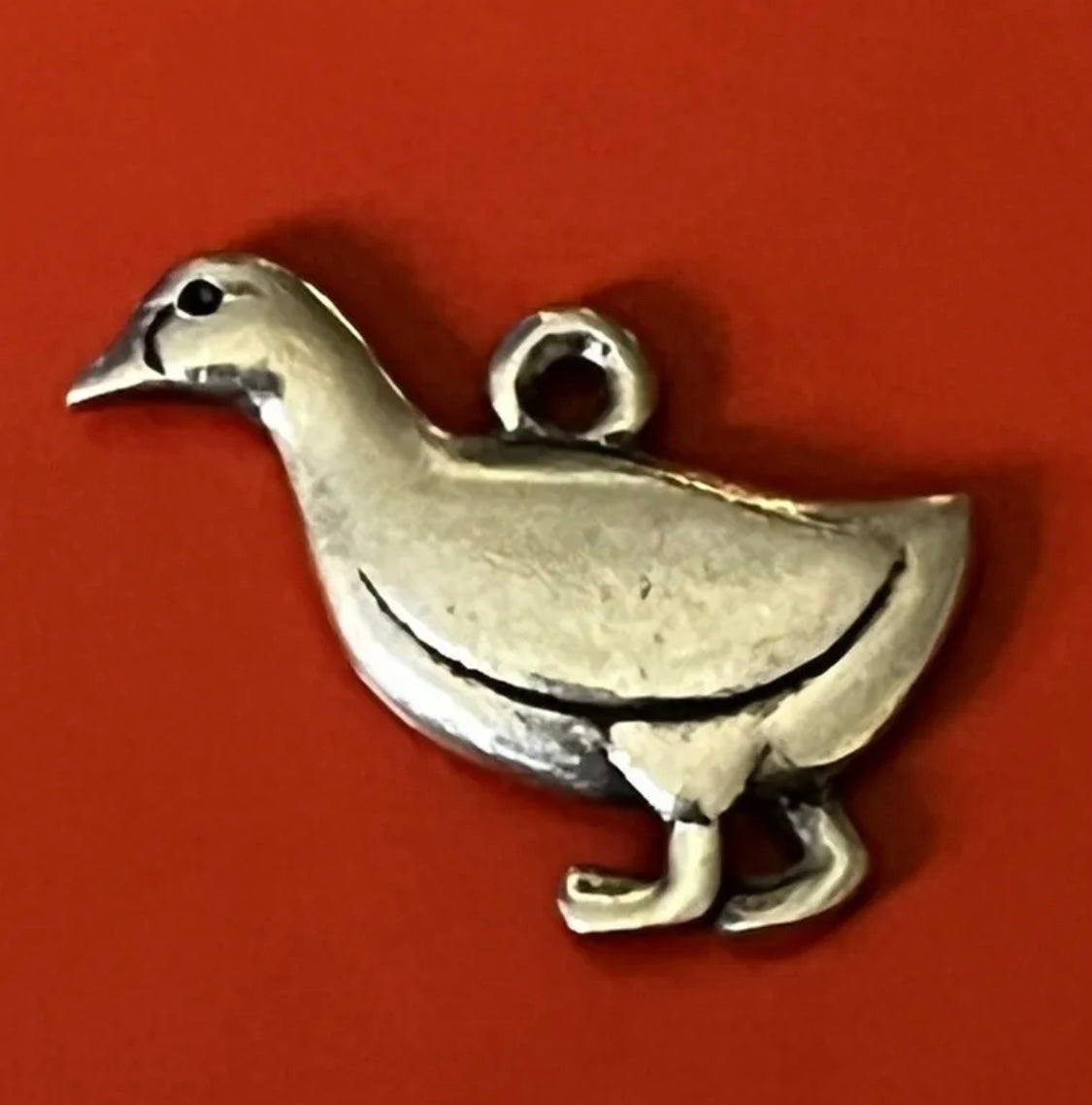 Preowned James Avery Retired Rare Silver Goose Charm