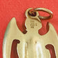 Preowned James Avery Retired Rare Hard to Find 14k Gold Guardian Angel Charm