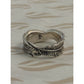 Pre owned James Avery Retired Sterling Silver Birds of A Feather Ring Size 8.5