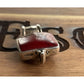 Vintage Taxco Mexico 925 Sterling Silver Red Jasper Pendant