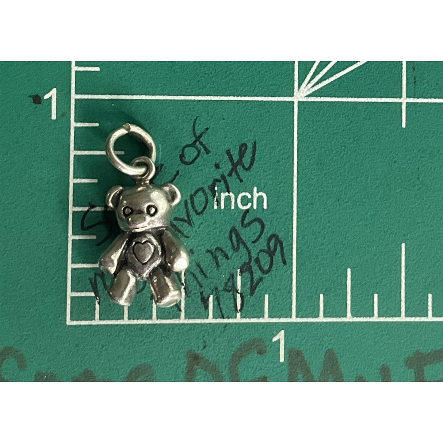 Vintage Sterling Silver Teddy Bear Charm