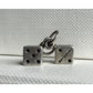 Vintage Sterling Silver Lucky Dice Charm Pendant Casino Gambling Theme