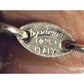 Vintage Dyadema 925 Italy Sterling Silver Puffy Heart Necklace 15-17” Signed