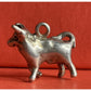 Vintage Sterling Silver Cow Bull Calf Charm