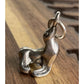 Vintage Sterling Silver Seal Charm Pendant Animal Theme
