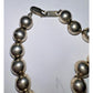 Vintage Sterling Silver Bead Bracelet 14g – Graduated Round Beads Mexico 925