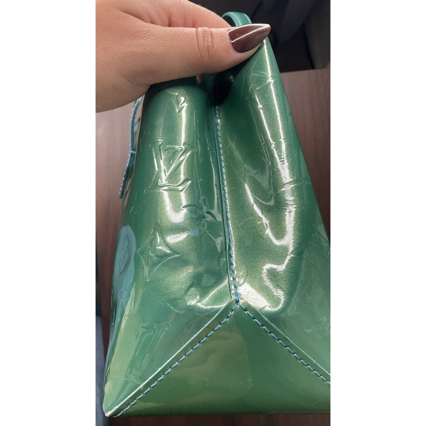 *Louis Vuitton* RARE! AUTHENTICATED Lagoon ( Green) Wilshire PM
