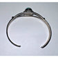 Vintage Native American Sterling Silver Turquoise cuff bracelet