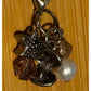 Vintage Sterling Silver 925 Multi Cluster Beach Ocean Starfish Pearl Charms
