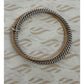 Pre Owned James Avery Retired Bronze & Sterling Silver Twist Bangle Bracelets