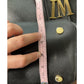 Isaac Mizrahi Saffiano Black Leather Monogram Large Tote Bag Purse With IM Tag