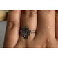 Vintage Sterling Silver Scottish Claddagh Ring Crown Heart Thistle Size 9