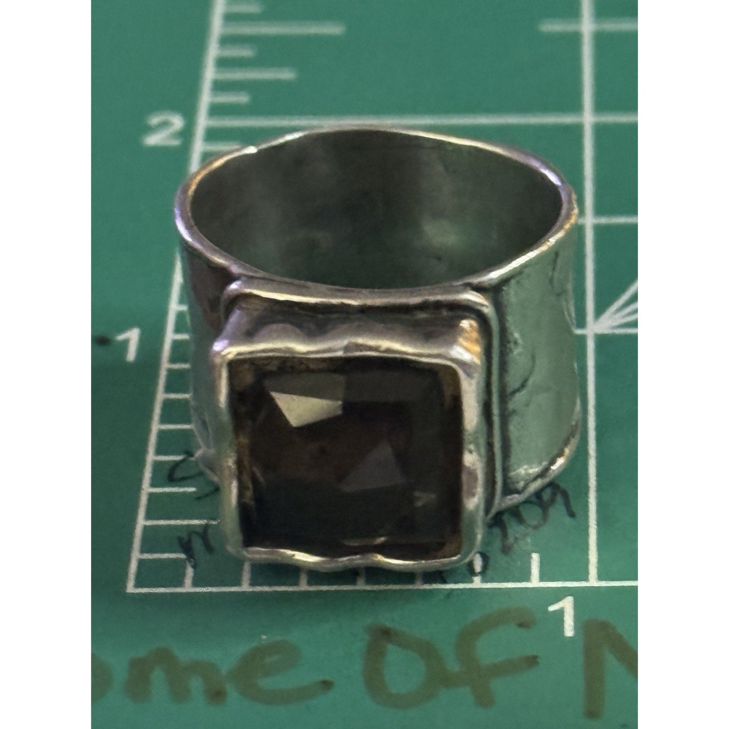 Retired Sterling Silver Silpada Smoky Quartz Ring Size 10