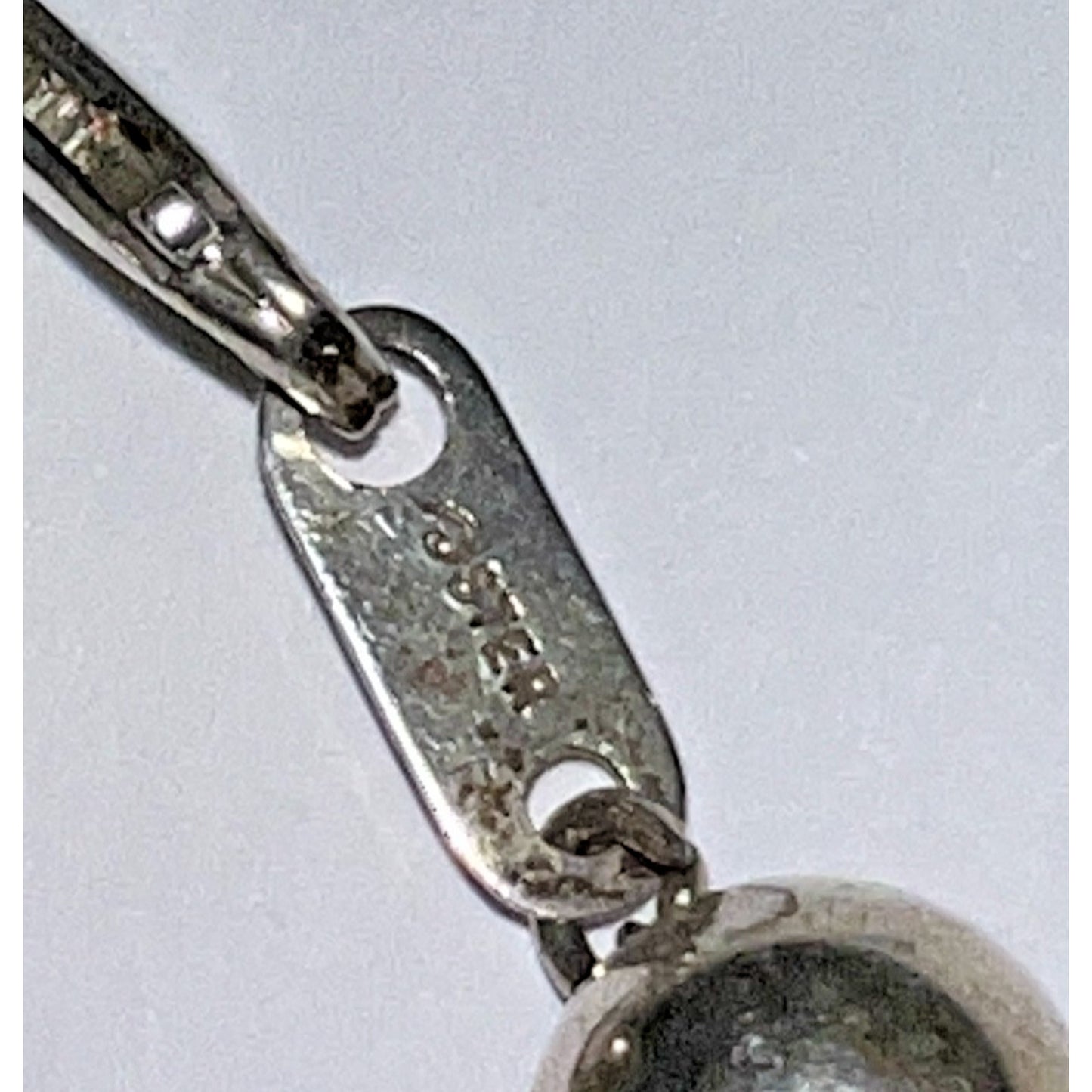 Vintage Sterling Silver Bead Bracelet 14g – Graduated Round Beads Mexico 925