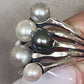 Preowned James Avery Retired Burgeon Pearl Ring Size 8 Mint Condition