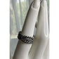 Sterling Silver Braided Wrap Ring Size 7.5 Rope Twist Crossover Statement 925