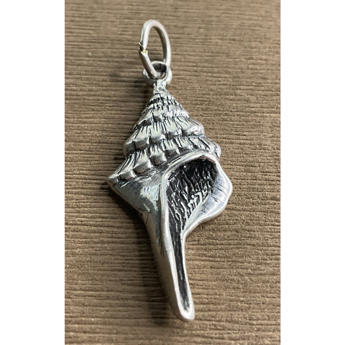 Vintage Sterling Silver Conch Shell Charm