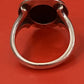 Preowned James Avery Retired Silver and Copper Hammered Dome Statement Ring Size 8.5