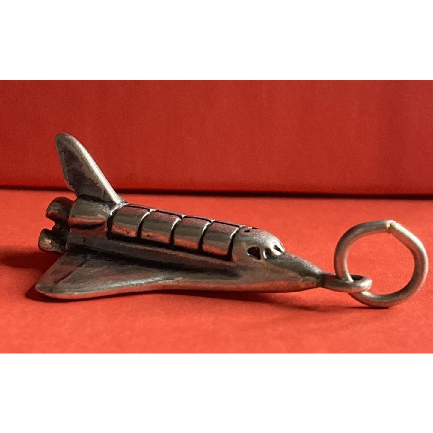 Vintage Sterling Silver Space Shuttle Charm