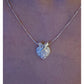 Sterling Silver 925 Pave CZ Heart Pendant w/ 925 Italy Box Chain Necklace