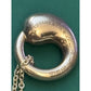 Tiffany & Co. Elsa Peretti Small Bean Pendant Necklace 925 Silver Spain 16”