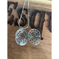 Vintage Sterling Silver Locket Necklace 925 Italy GRP Multi Stone