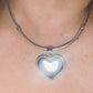 Preowned James Avery Retired Silver Engravable ORIGINAL Release Heart Pendant