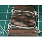 Vintage Sterling Silver Peanut Wood Jasper Bracelet 58g 7 - 8” Large Stone 925
