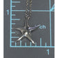 925 Sterling Silver Starfish Necklace 18” Italian Chain Beach Coastal