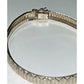 Milor Italy 925 Sterling Silver Textured Bracelet – 7.5” Box Link Design, 14g