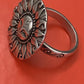 Preowned James Avery Retired HTF You Are My Sunshine Silver Ring Size 10.5