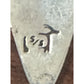 Vintage Sterling Silver Lizard Earrings Modernist Gecko Design Signed SA Navajo