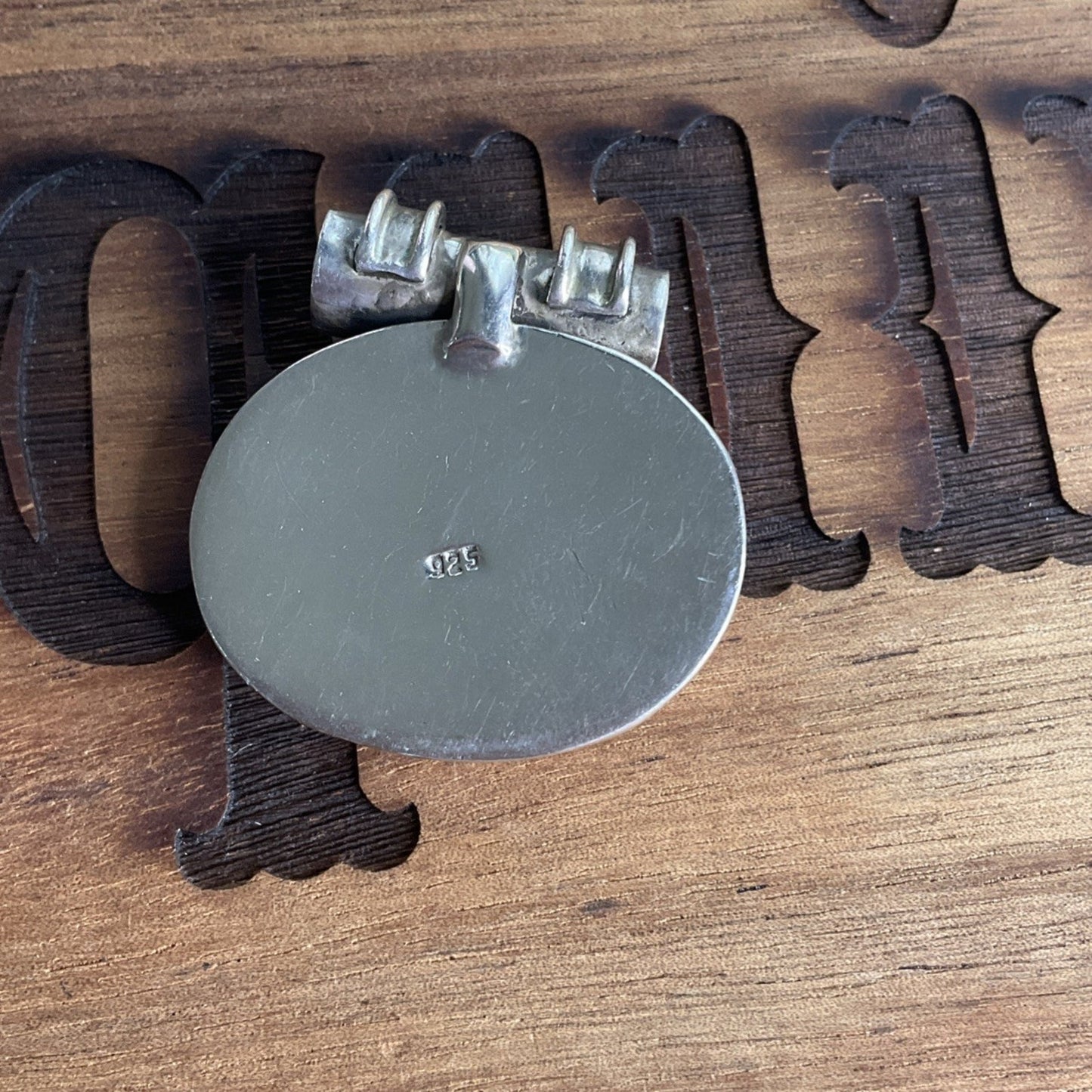 Vintage Sterling Silver Tribal/Spiral Pendant