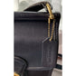 Vintage Coach Black Murphy Leather Crossbody Shoulder Bag Purse Turn Key Lock