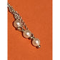 Pre owned James Avery Retired Rare HTF Silver Santorini Turquoise and Pearl Post Earrings