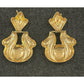 Vintage 14k Gold Door Knocker Post Dangle Drop Earrings