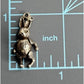 Vintage Sterling Silver 3D Movable Bunny Charm/ Pendant