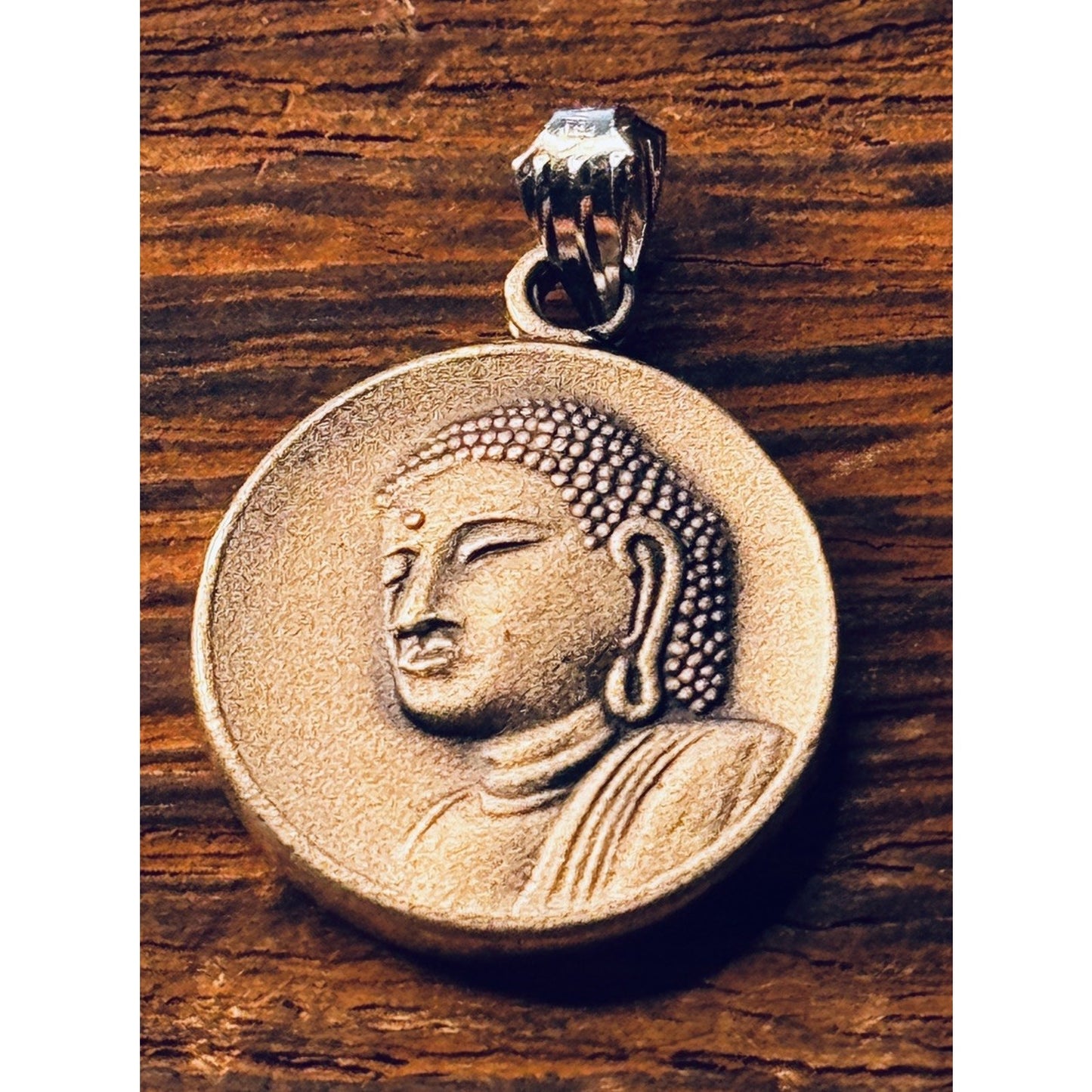 Vintage Japan Kamakura Daibutsu Great Buddha Sterling Silver Pendant Charm 5g