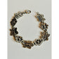 James Avery Retired RARE Butterflies and Blooms Flowers Bracelet w/ Box & Pouch Pre-Owned