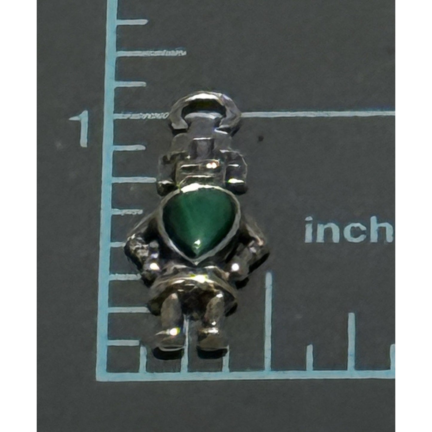 Vintage Carolyn Pollack 925 Sterling Silver Hemis Kachina Pendant Charm