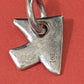 Preowned James Avery Retired Rare HTF Silver K Puffy Letter Pendant or Charm