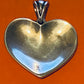 Preowned James Avery Retired Silver Engravable ORIGINAL Release Heart Pendant