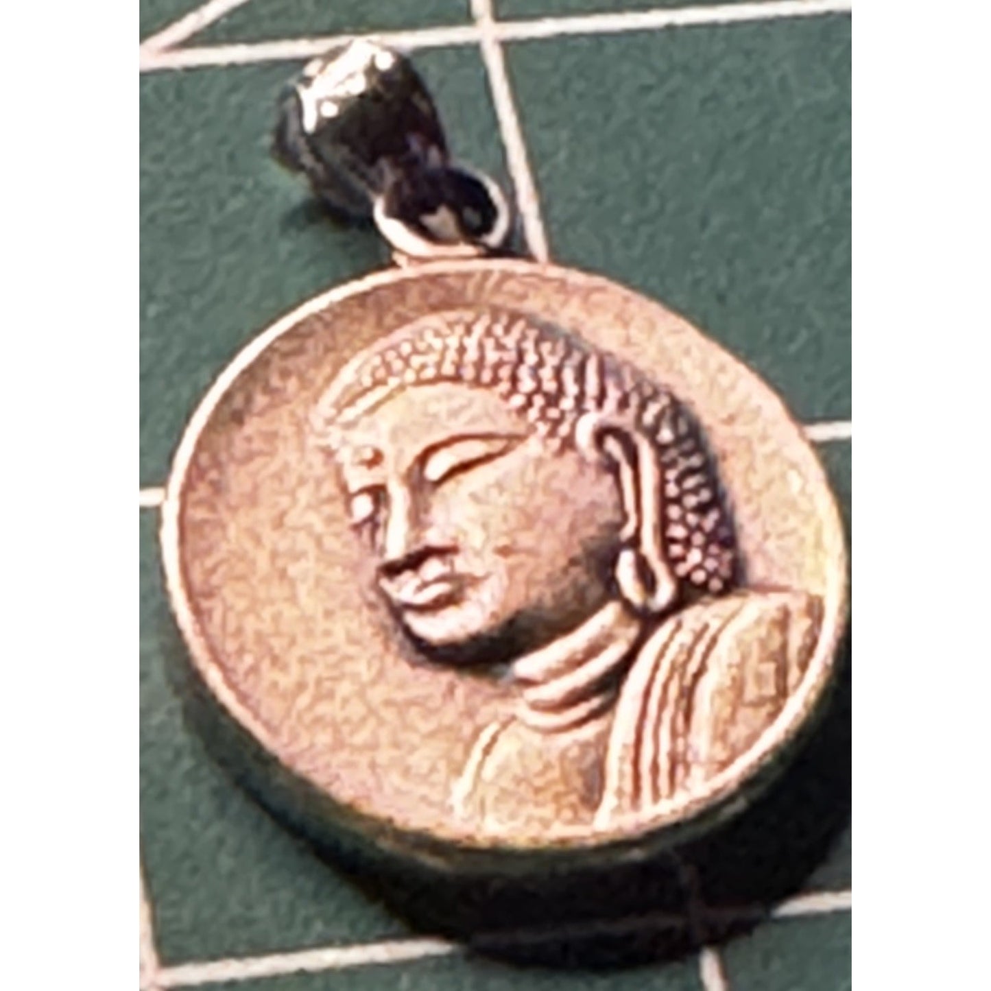 Vintage Japan Kamakura Daibutsu Great Buddha Sterling Silver Pendant Charm 5g