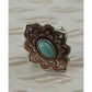 Or owned James Avery Retired Silver Tangier Silver Copper Turquoise Ring Size 9