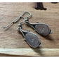 Sterling Silver Lapis Lazuli Dangle Earrings 925 Southwestern Navajo Style Drop